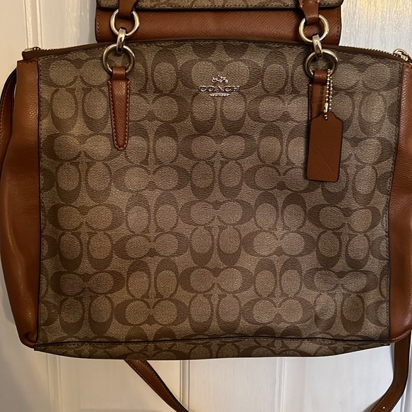 Coach Christie carryall with matching wallet EUC - Picture 2 of 16